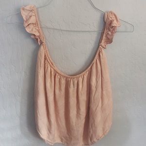 forever 21 baby pink off the shoulder crop